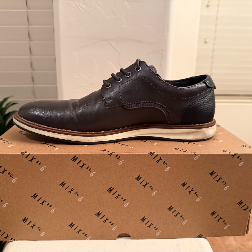 Mix No. 6 Men's Dark Brown Leather Oxfords